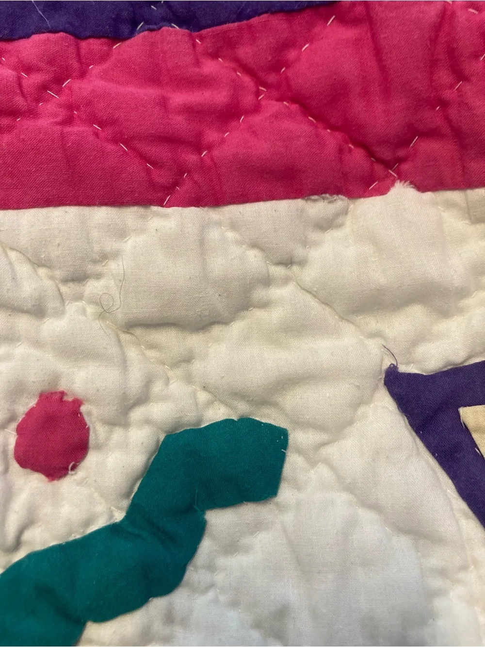 TWO HUGGY BEARS Baby Quilt